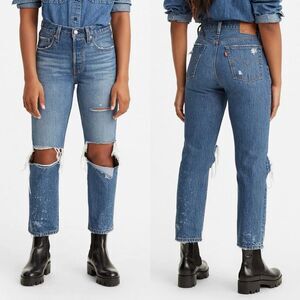 Levi’s • 501 Original Cropped Women's Jean - Oxnard Athens Ranks